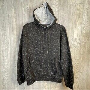 Nickel & Iron Cotton Blend Knit hoodie Heather Black Size S -NWOT